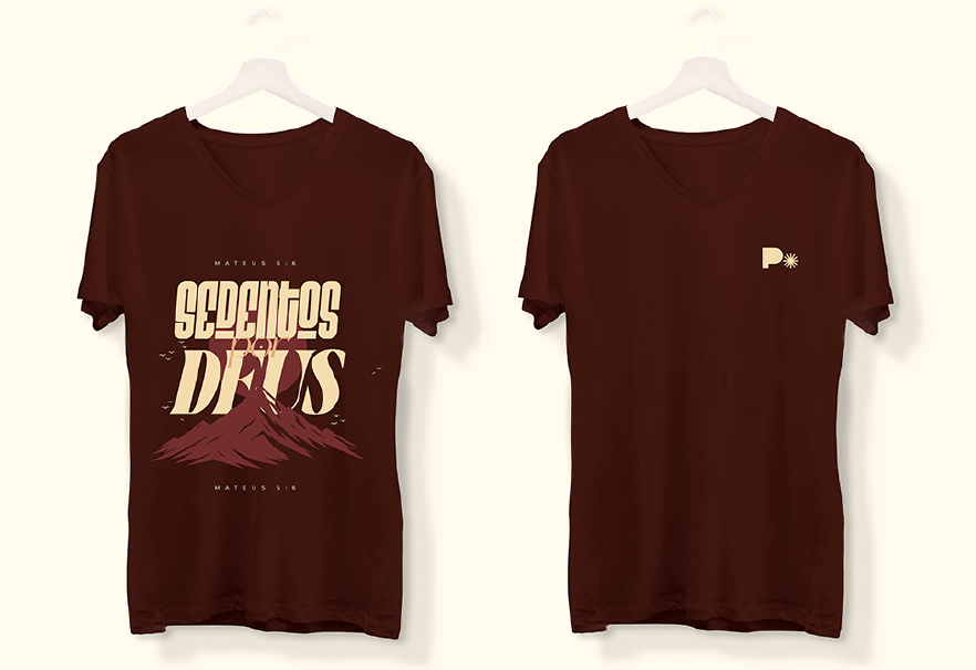 Camisa Vinho Sedentos por Deus
